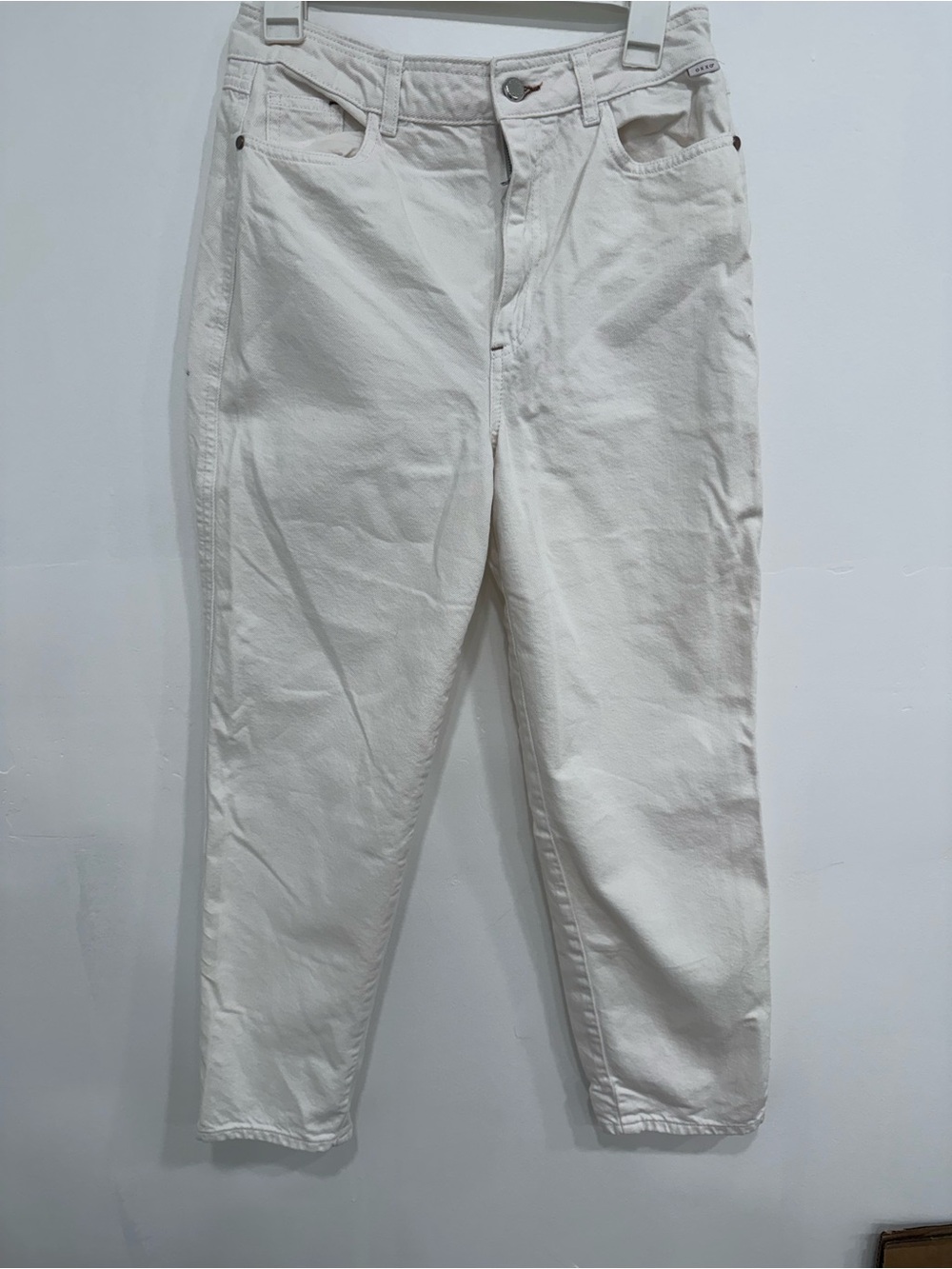 High-Rise Women's Jeans in Off-White